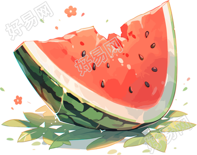 卡通西瓜插图