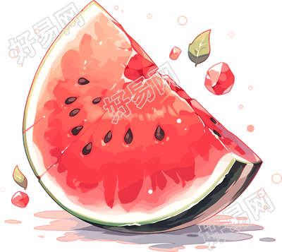 卡通西瓜素材