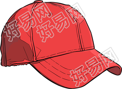 红色帽子透明背景素材