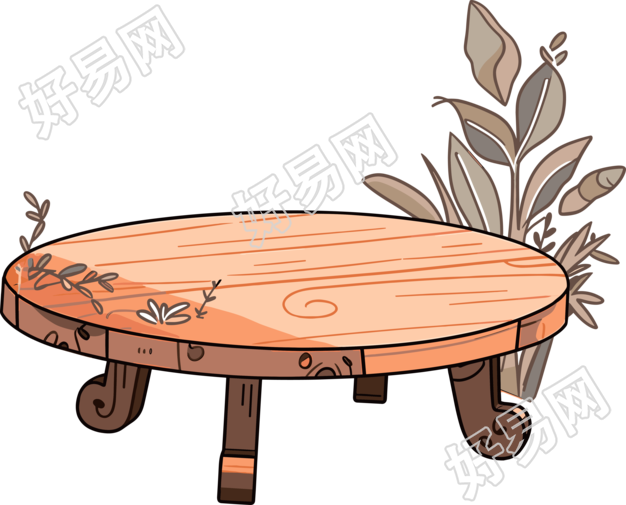 桌子透明背景素材