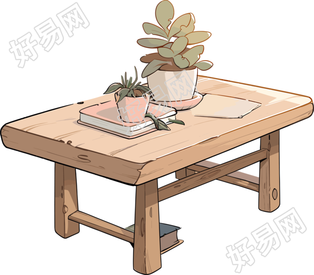 桌子商业设计元素
