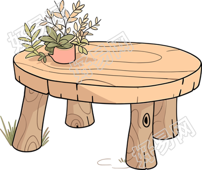 桌子透明背景素材
