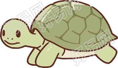 乌龟卡通高清透明背景插画