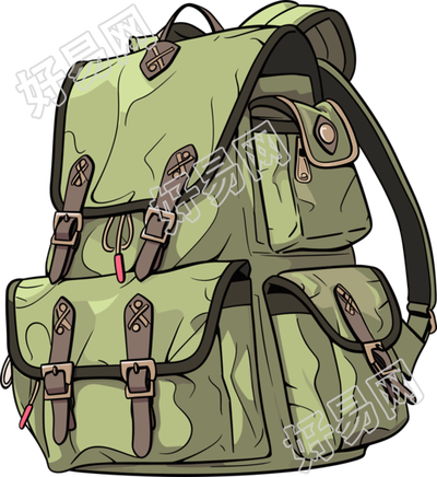 书包卡通创意设计元素