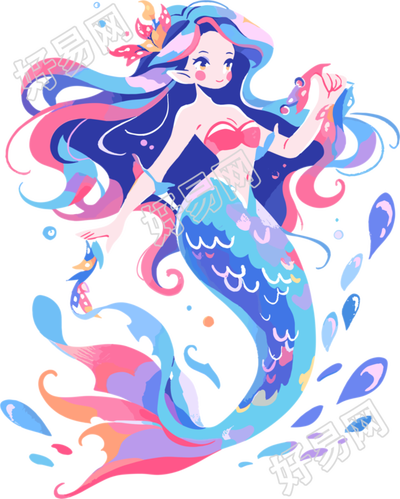 美人鱼创意设计元素