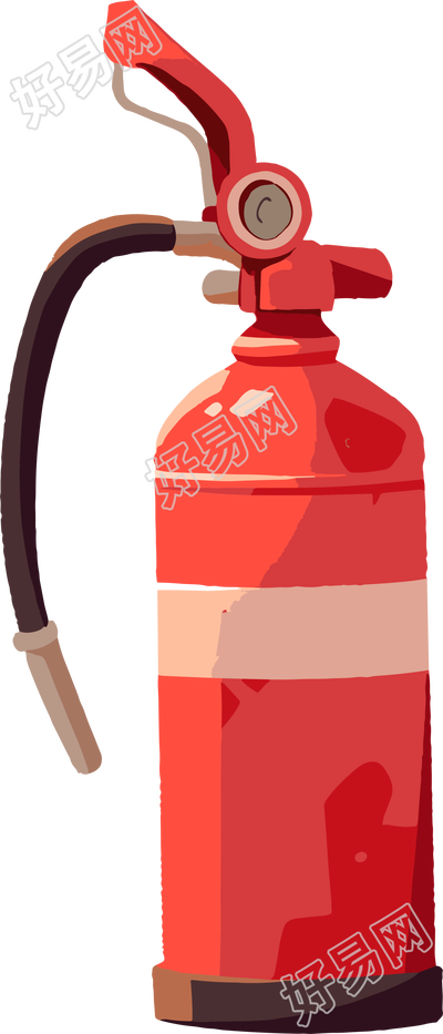 灭火器商业设计插图