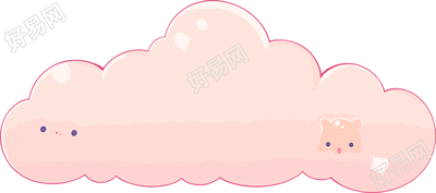 对话框卡通云PNG图形素材