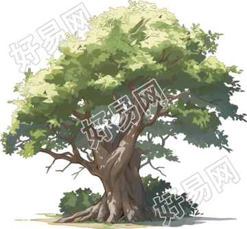大树插画设计素材