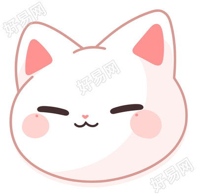 猫咪贴纸图形素材
