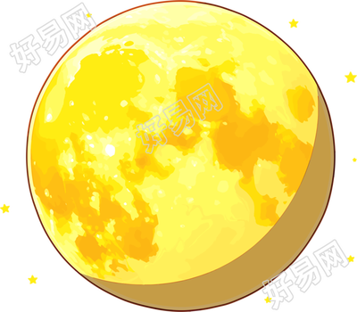 月亮创意设计插图