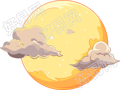月亮商业创意插图