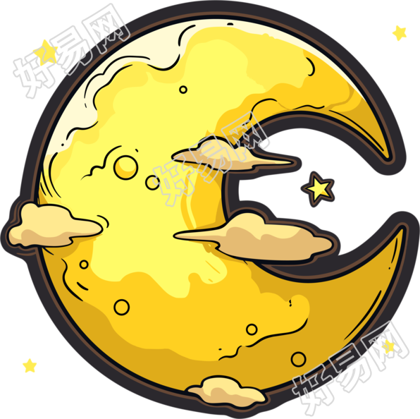 月亮商业可用图形素材