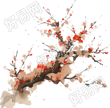 梅花图案PNG素材