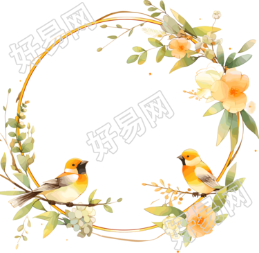 绿色边框创意图形素材