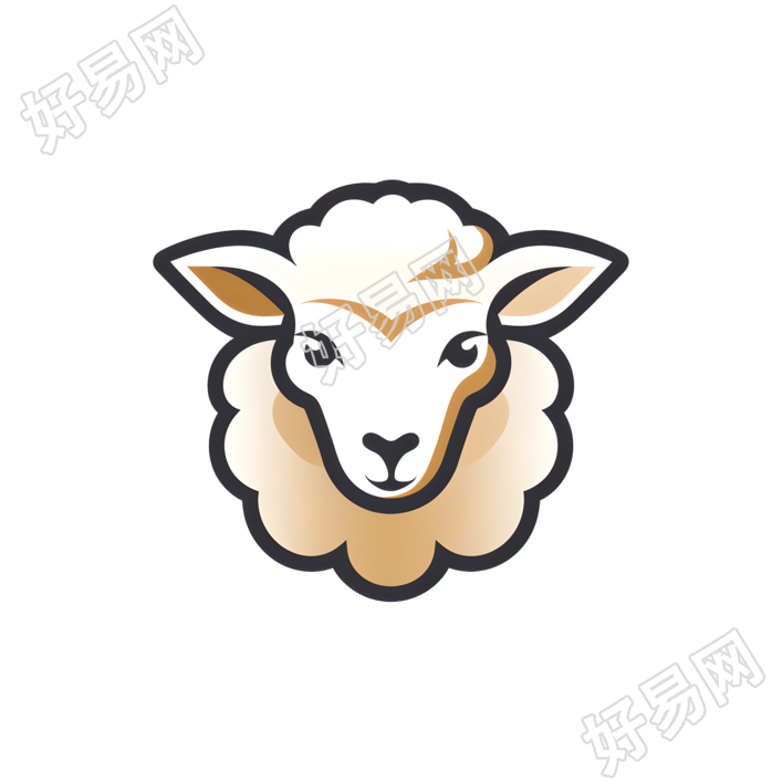 羊logo可商用插画