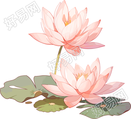 莲花高清图形设计元素