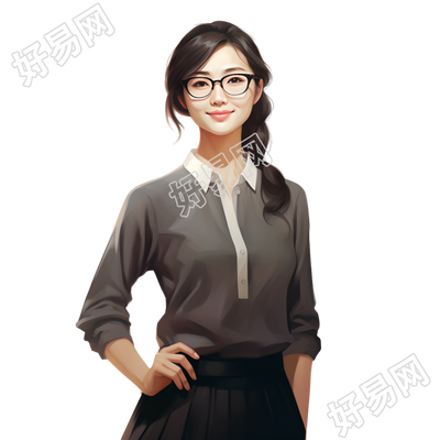 人像老师教育人物插图