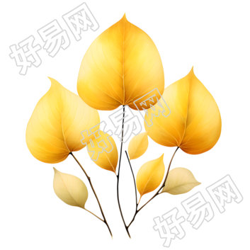 树叶图形设计元素