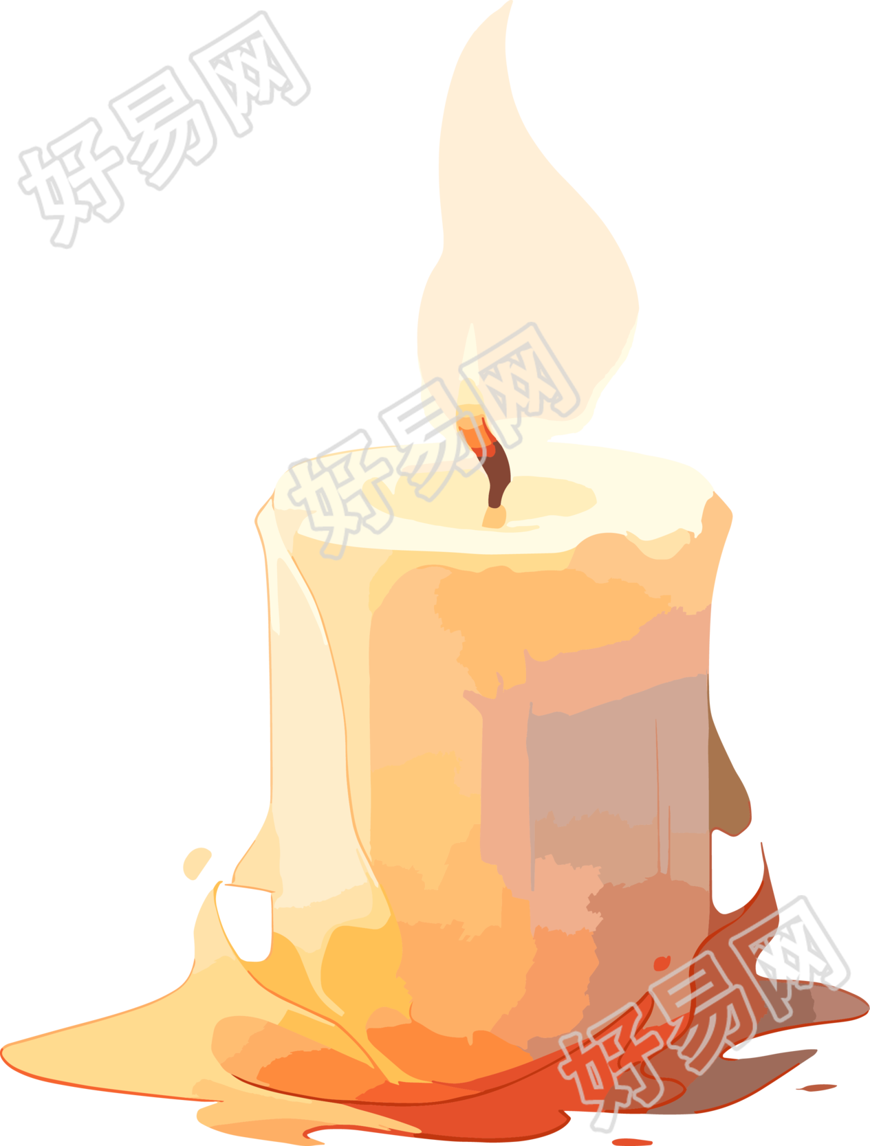 烛光创意设计图形素材