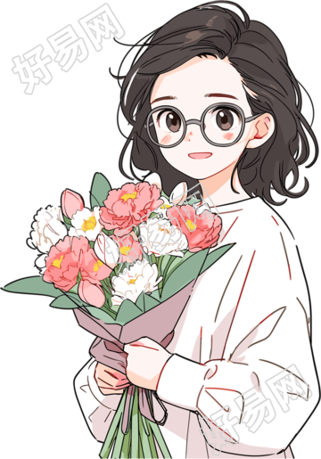 教师节卡通女老师可商用插画