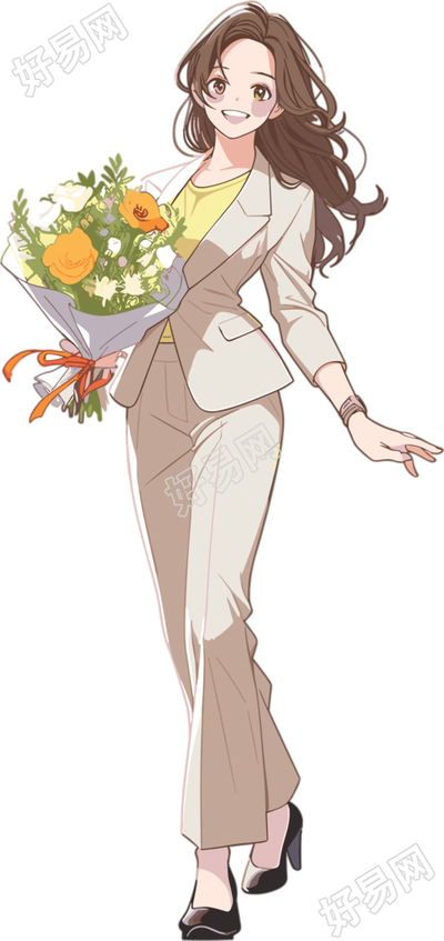 教师节卡通女老师插画设计