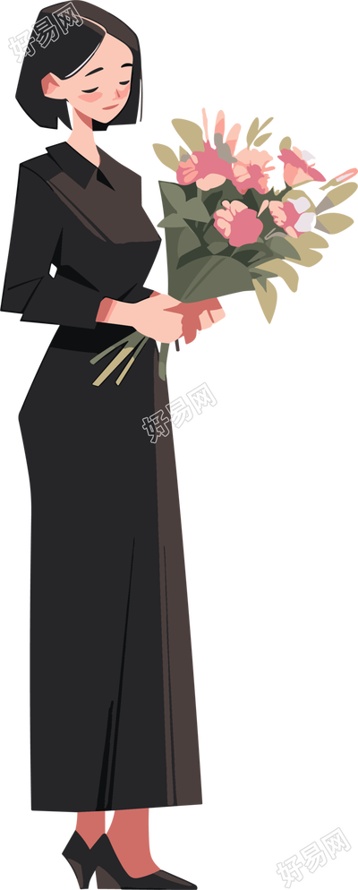 教师节卡通女老师设计元素