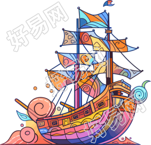帆船商用插图