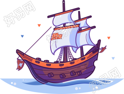 帆船商业设计元素