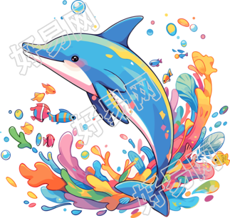 海豚商业设计素材