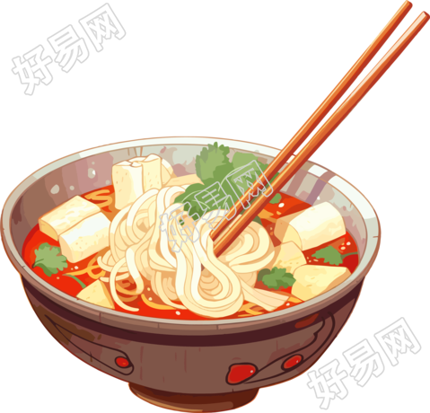 螺蛳粉商业插画设计
