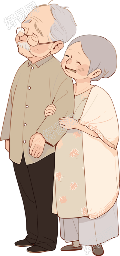 亚洲老夫妇元素