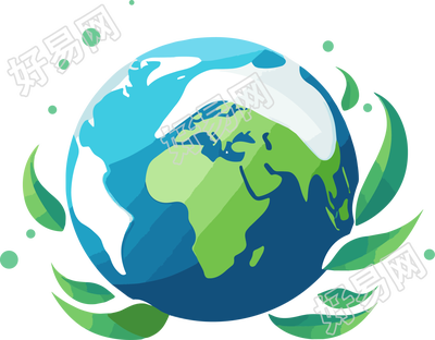 地球logo插画设计素材