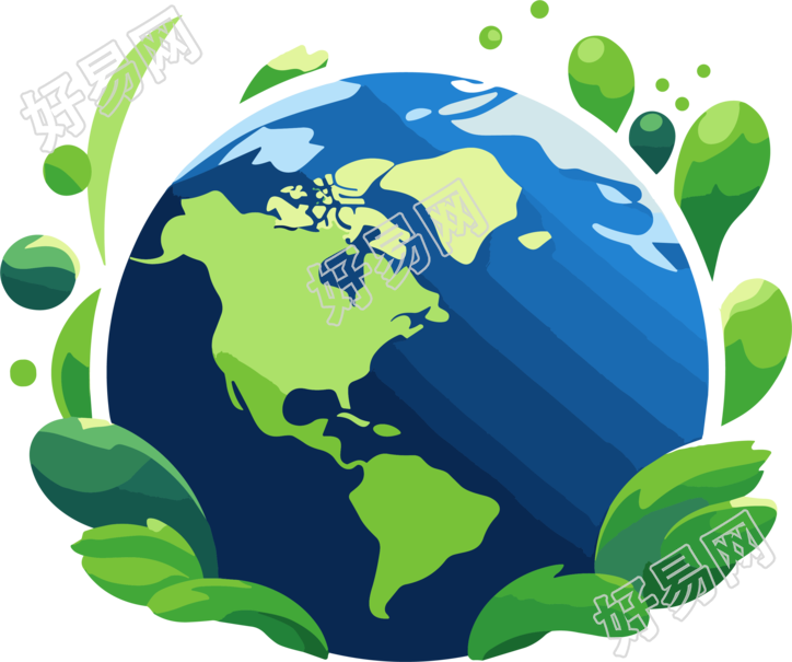 地球logo高清PNG插画