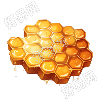 3D蜂巢图形素材