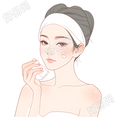 女性护肤创意设计素材