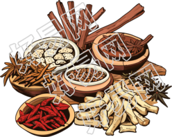 中草药图形素材