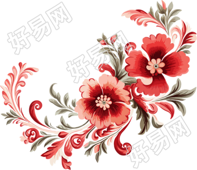花卉装饰高清创意设计素材
