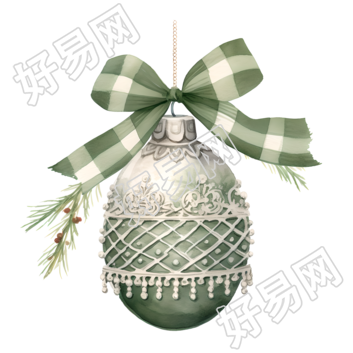 复古圣诞装饰商业设计元素