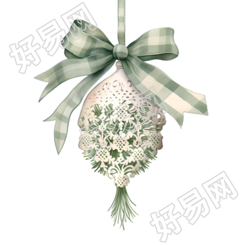 复古圣诞装饰可商用水彩素材
