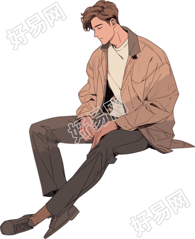 帅气男模特商用素材