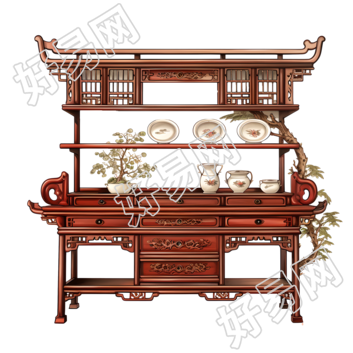红木家具商业设计元素