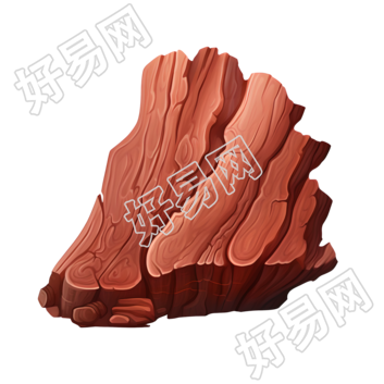 红木商业设计插图