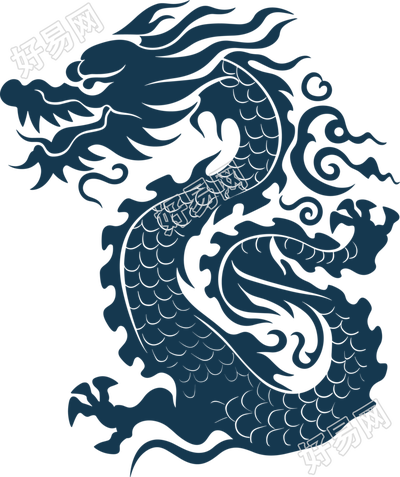 中国龙设计元素素材