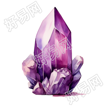 水晶设计元素PNG素材
