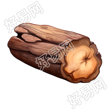 胡桃木创意插画设计