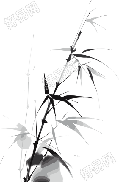 水墨竹子高清PNG素材