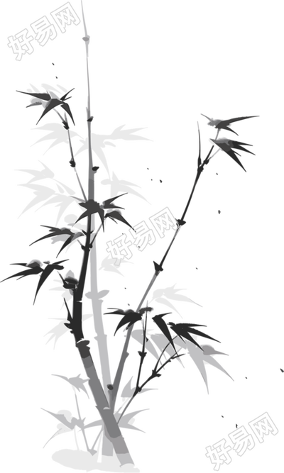 水墨竹子商用素材
