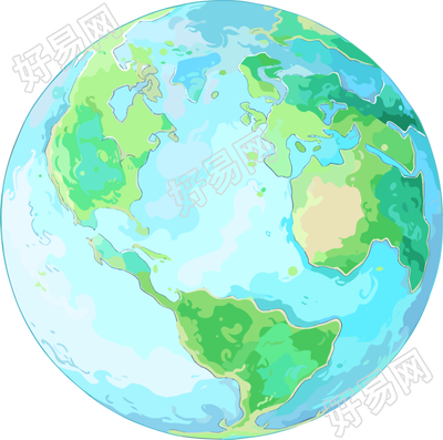 绿色地球商业创意元素