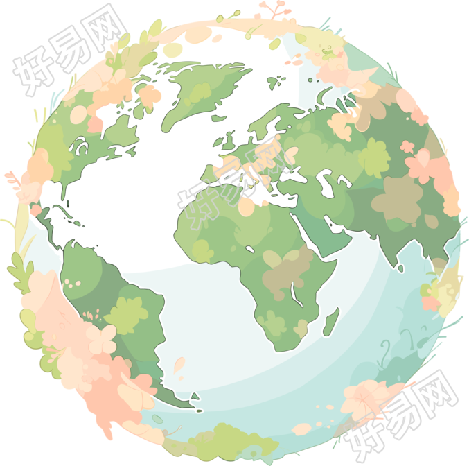 绿色地球创意设计元素