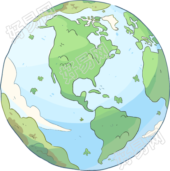 绿色地球可商用插图